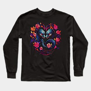 Snake Couple Valentine Long Sleeve T-Shirt